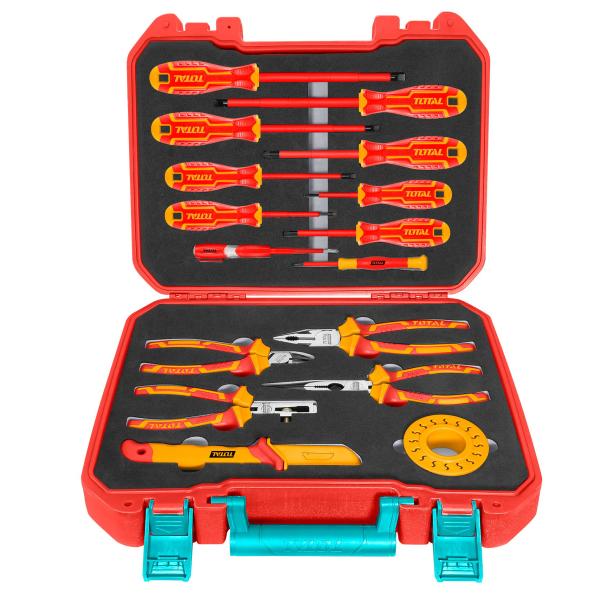 16-delni set izoliranih ročnih orodij / INDUSTRIAL (THKITH1601)