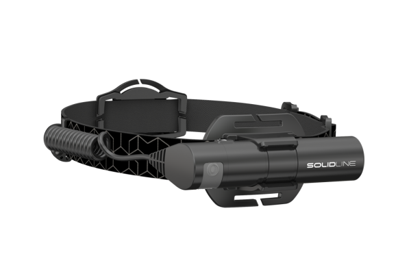 Naglavna Svetilka Solidline SH6R, Črna