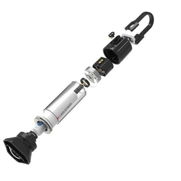 Pametna lanterna svetilka Ledlenser ML6 Connect Warm Light, Črna