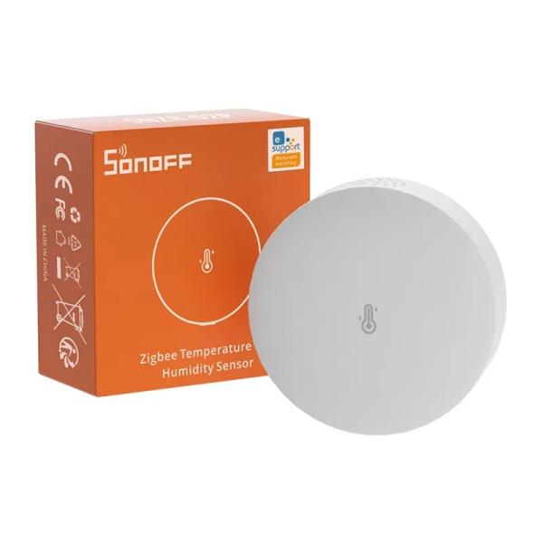 Inteligentni senzor temperature in vlažnosti ZigBee Sonoff SNZB-02P (okrogel)