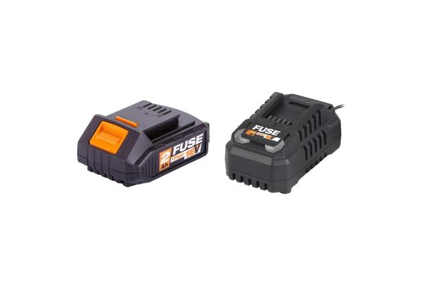 FUSE polnilnik 2.4 A 18V + FUSE akumulator 2 Ah