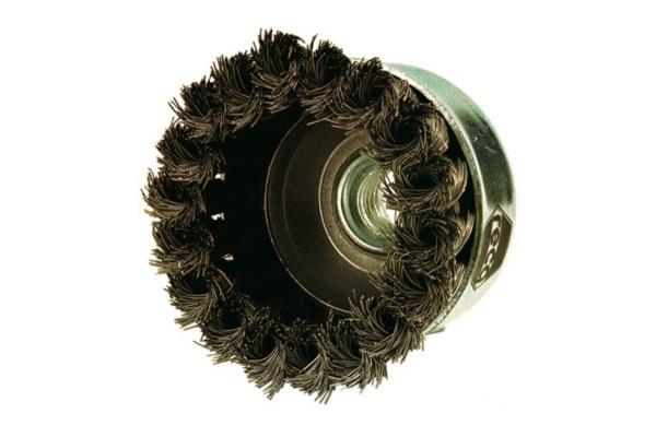 Žična krtača s posodo 0,8 GEZ M14 100mm