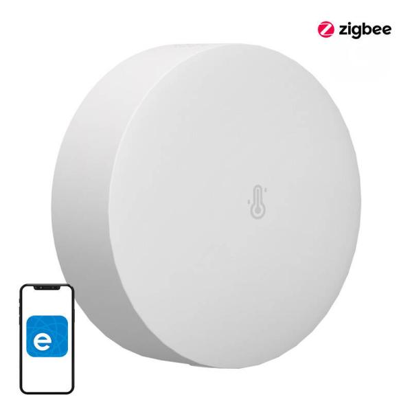 Inteligentni senzor temperature in vlažnosti ZigBee Sonoff SNZB-02P (okrogel)