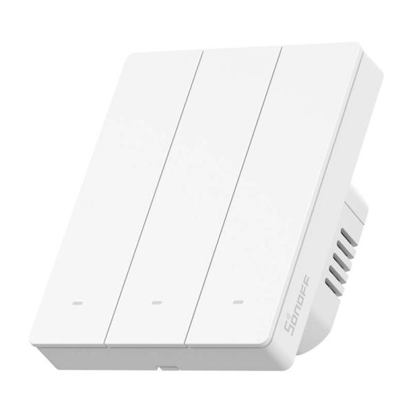 Inteligentni stenski stikalo WiFi SONOFF M5-3C-80W Matter (3-kanalni, za okvir)