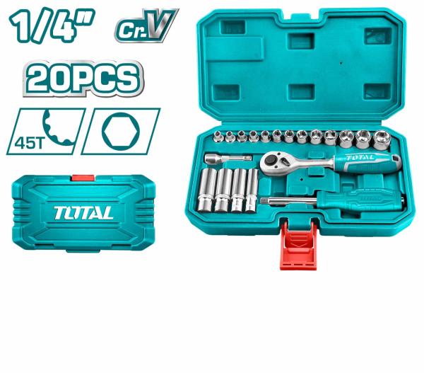 20-delni set ključev 1/4 SMALL, 1kg/ INDUSTRIAL (THT141201)