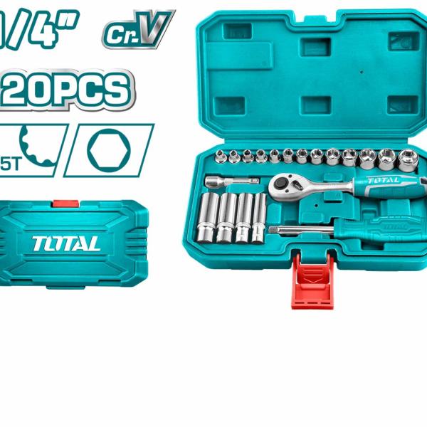20-delni set ključev 1/4 SMALL, 1kg/ INDUSTRIAL (THT141201)